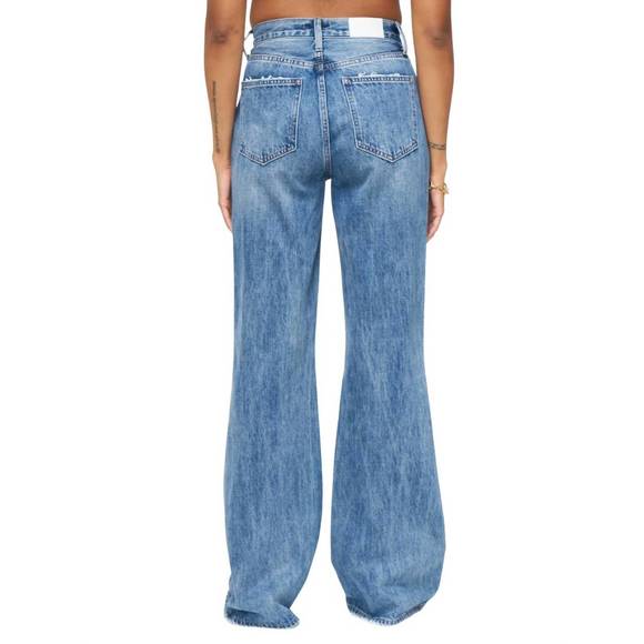 NEW PISTOLA stevie high rise relaxed flare jean in seneca - Picture 4 of 4